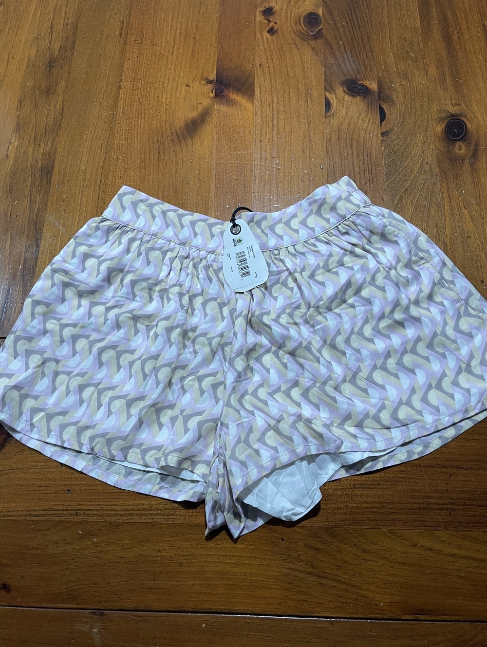NWT PRANA Womens Casual Comfy Willow Retro Geo Iguala Pull On Shorts Size Medium